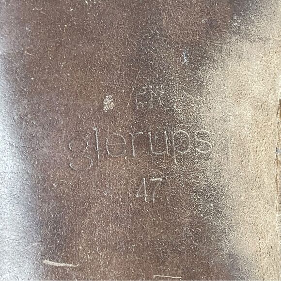 Glerups men’s size 47-13 blue denim 100% felted thick wool slipper boots - Picture 8 of 9